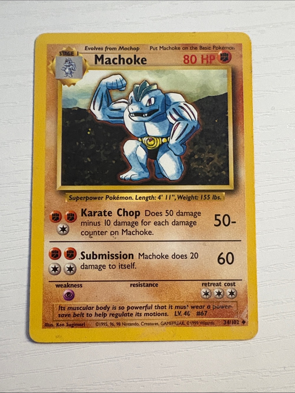 Machoke #34/102